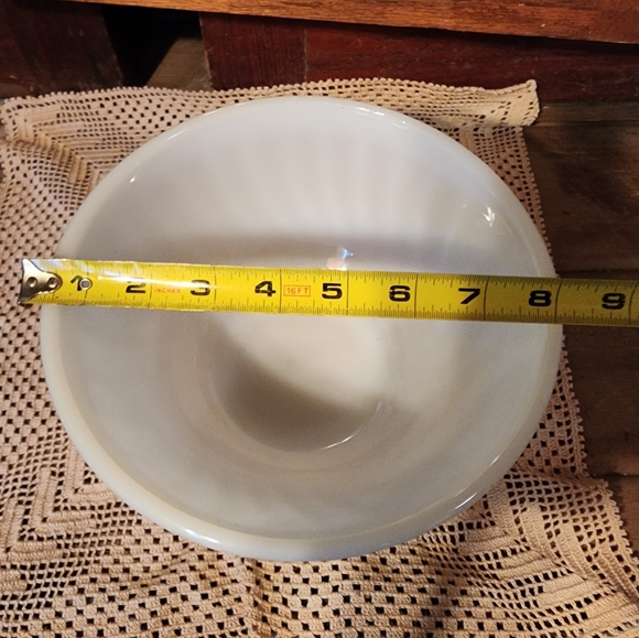 Vintage Fire King Swirl Bowl #6 - Picture 5 of 5